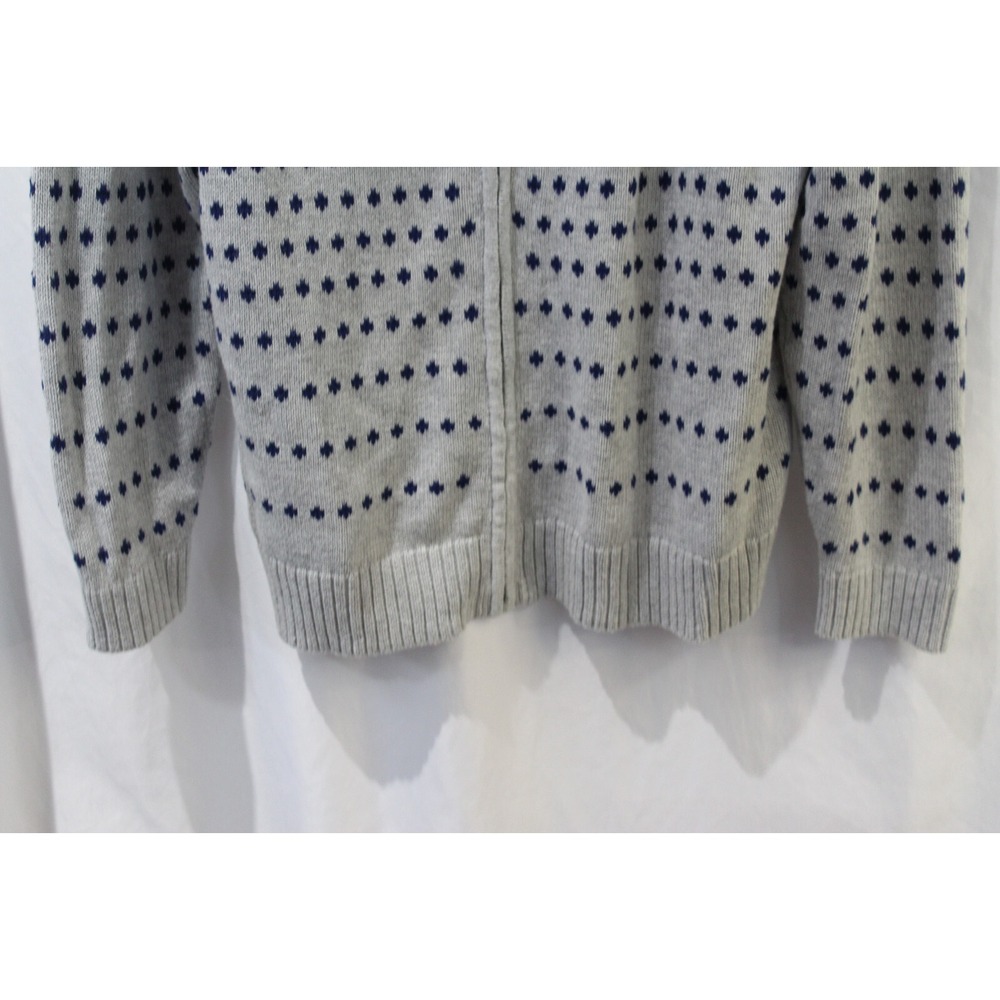 CJ Banks Womens Grey Multicolor Zip Up Cotton Cardigan Sweater  14W - Picture 3 of 6